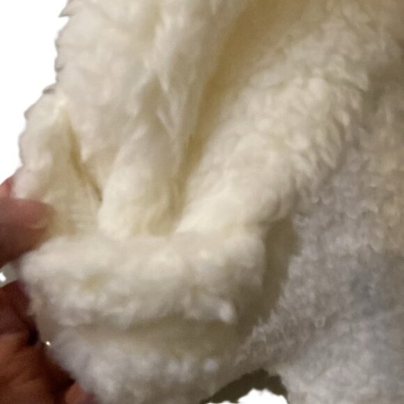 One-Piece Hooded Fleece | Hudson Baby Sleep and Play | Cream Bear | 9-12M - Picture 7 of 11